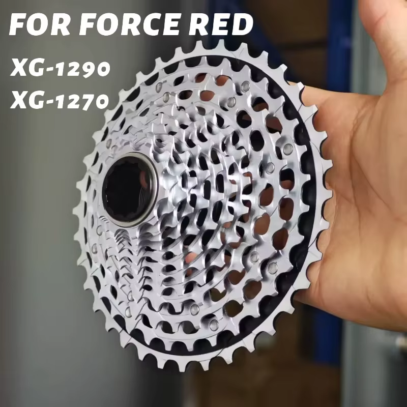 Cassette XDR cassette de vélo de route ultralégère à 12 vitesses pour axes rouges Sram Force 12 vitesses Xg-1290 Xg-1270 pignon 12v Cassette de route