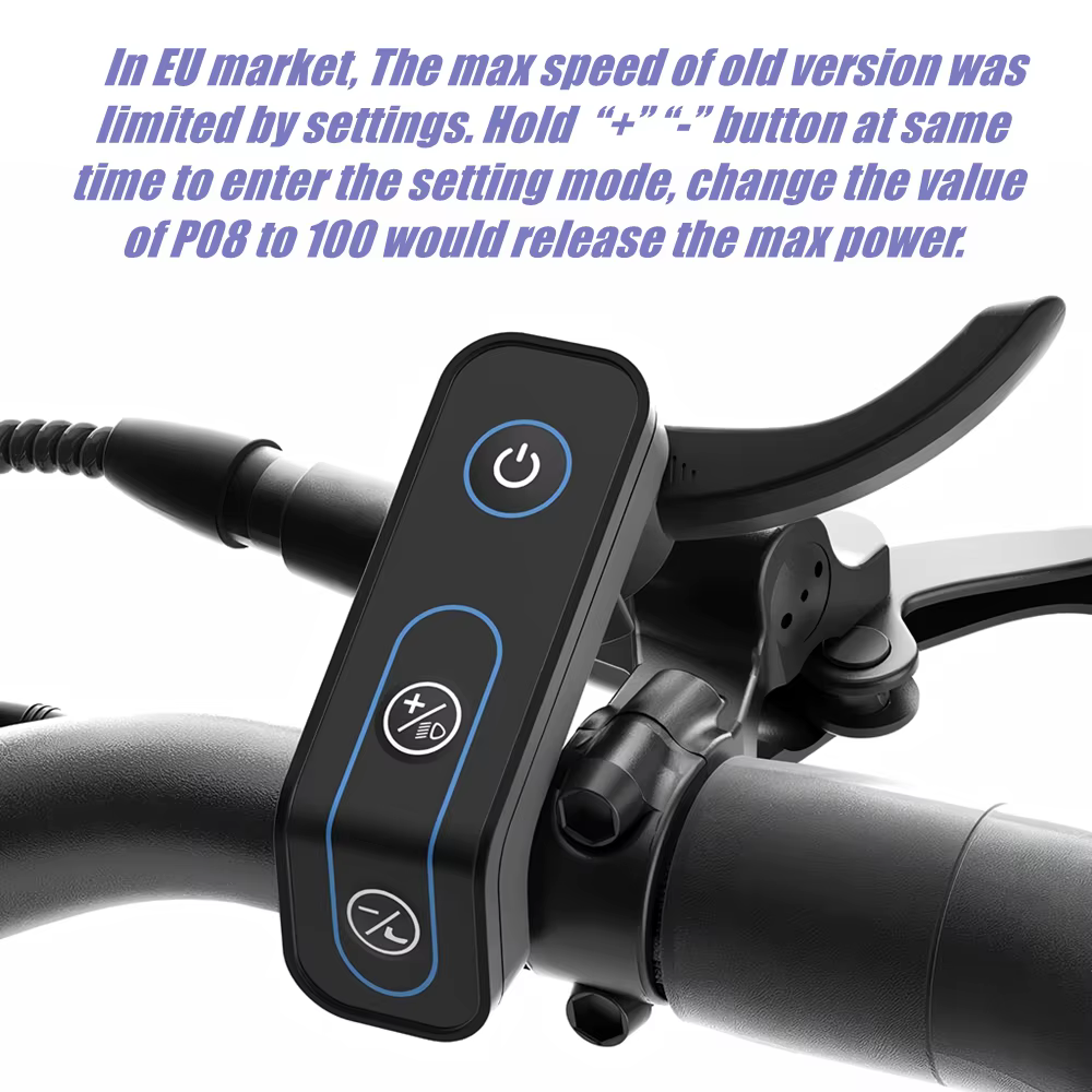 Interrupteur à distance pour limiteur de vitesse pour certains scooters électriques AUSOM L1 L2 MAX DT2 PRO K20 GOSOUL