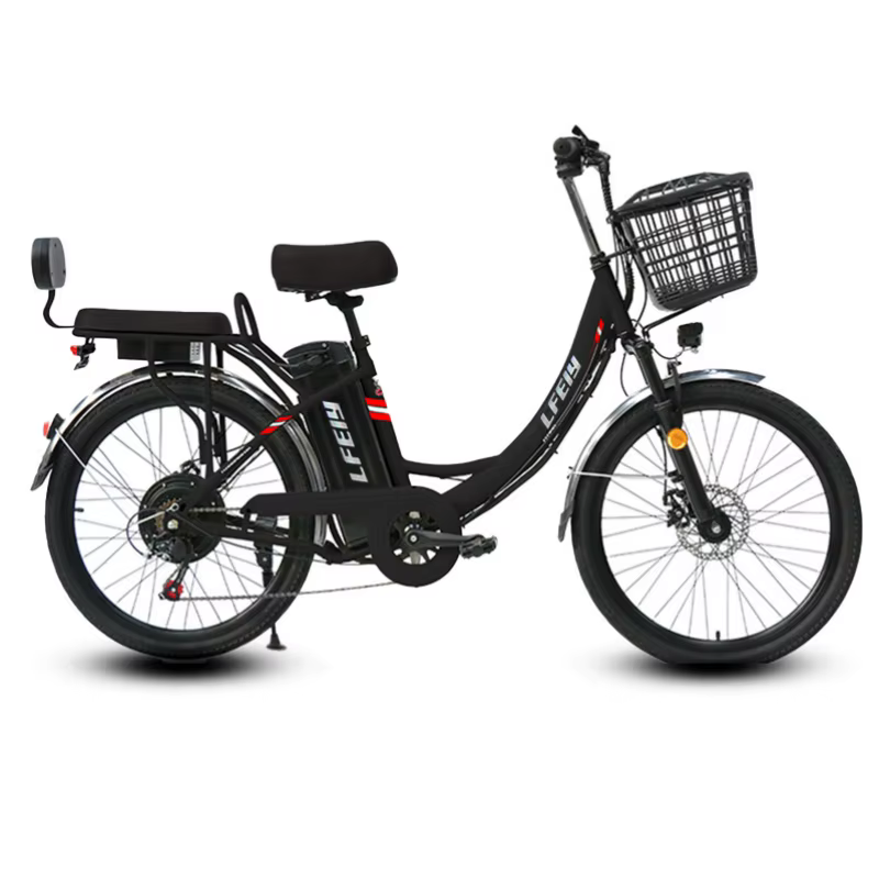 48V 350W vélo électrique pour adultes déplacement en ville 7 vitesses 26 pouces