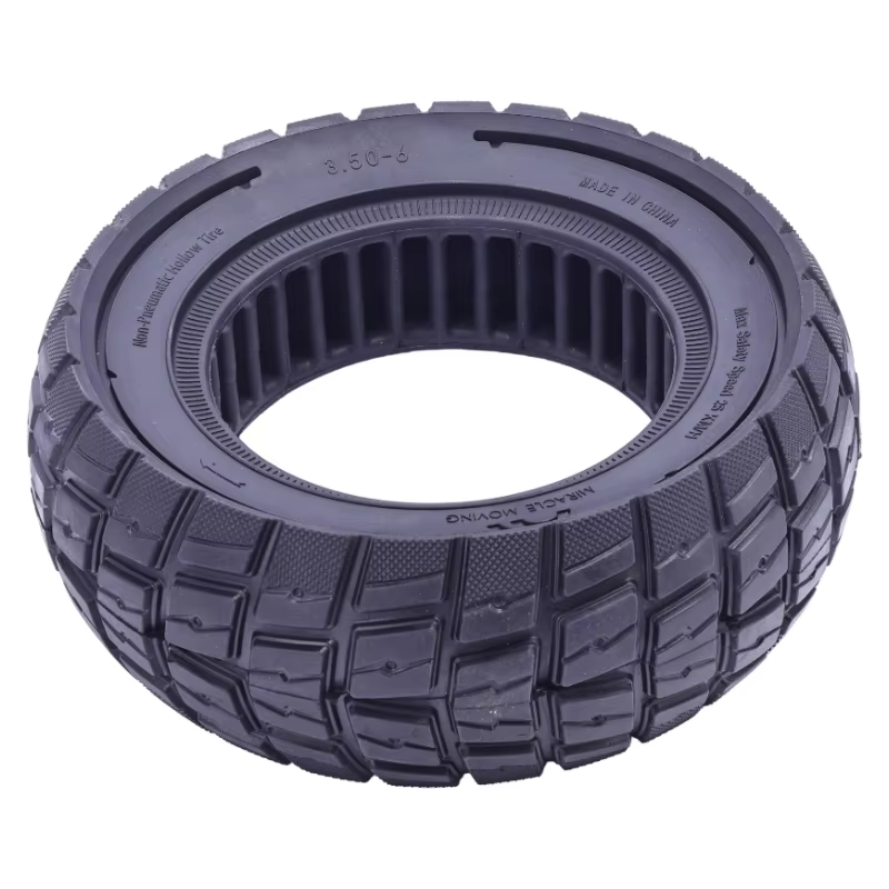Scooter électrique de haute qualité avec pneu plein 3.50-6, anti-explosion, résistant à l'usure, antidérapant et pièces de rechange