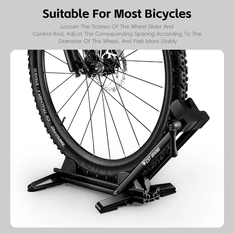WEST BIKING-Support de stationnement pliable à double pôle T1 pour vélo