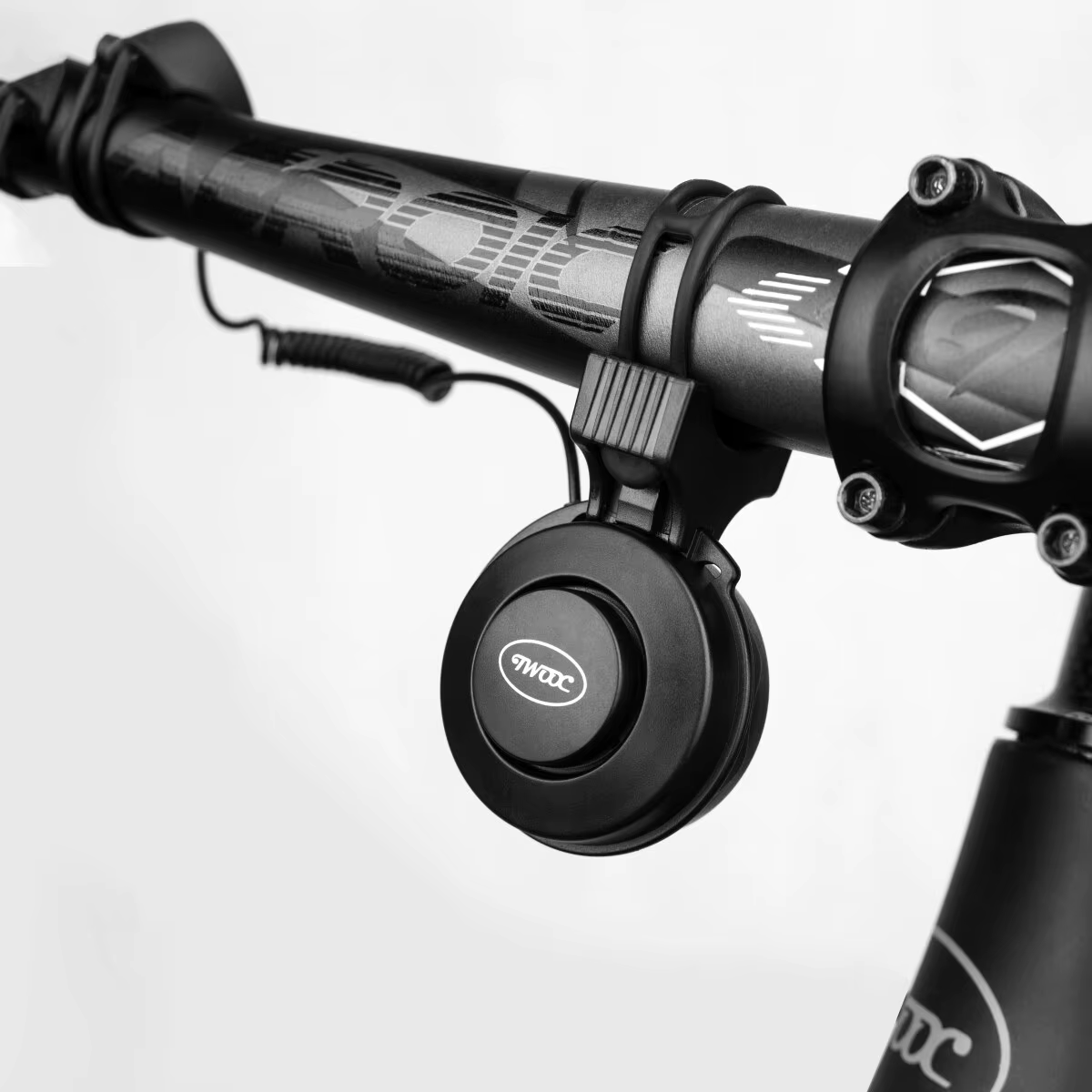 TWOOC Vélo Électronique Klaxon Réglage Du Volume 4 Types de Classique Cingtones Rechargeable 100dB Pas Rude Route Vtt