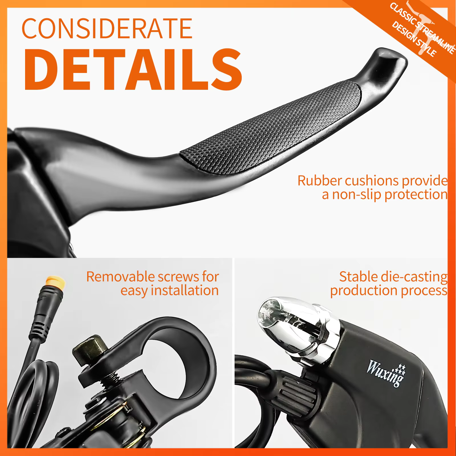 BAFANG Frein Ebike pour vélo électrique compatible avec BBS01 BBS02 BBSHD Pièces