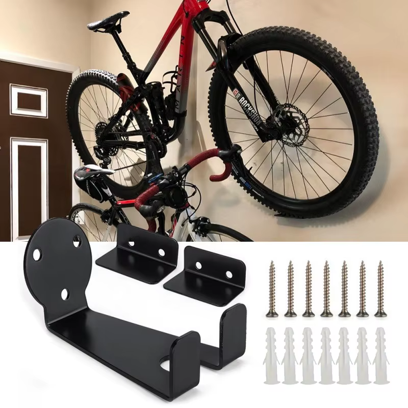 Support mural robuste pour vélo – Crochet de rangement pratique pour VTT