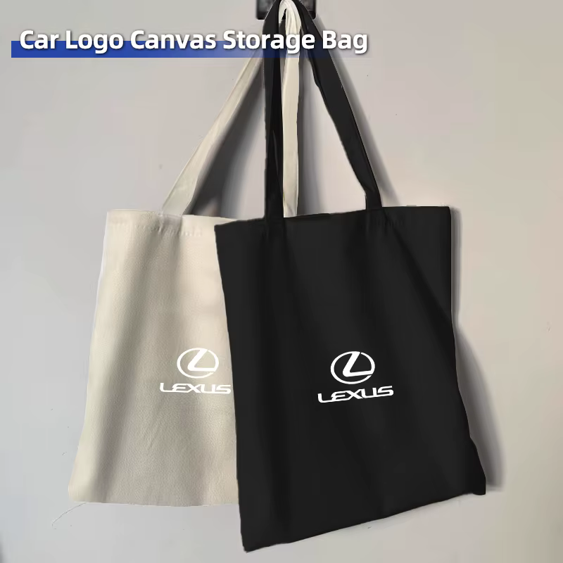 Sac à main en toile pour accessoires de voiture, pochette à bandoulière, fourre-tout de Shopping, sac à outils pour Lexus CT ES GS NX IS250 CT200h IS300h ES300h RX400h N