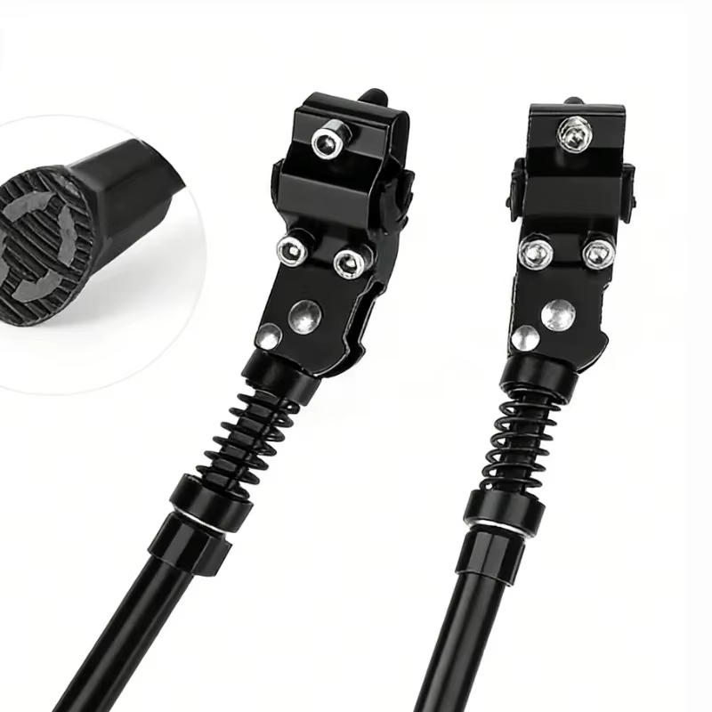 Béquille de vélo réglable multi-modes pour VTT – Support latéral arrière solide et fiable – Accessoire de cyclisme essentiel