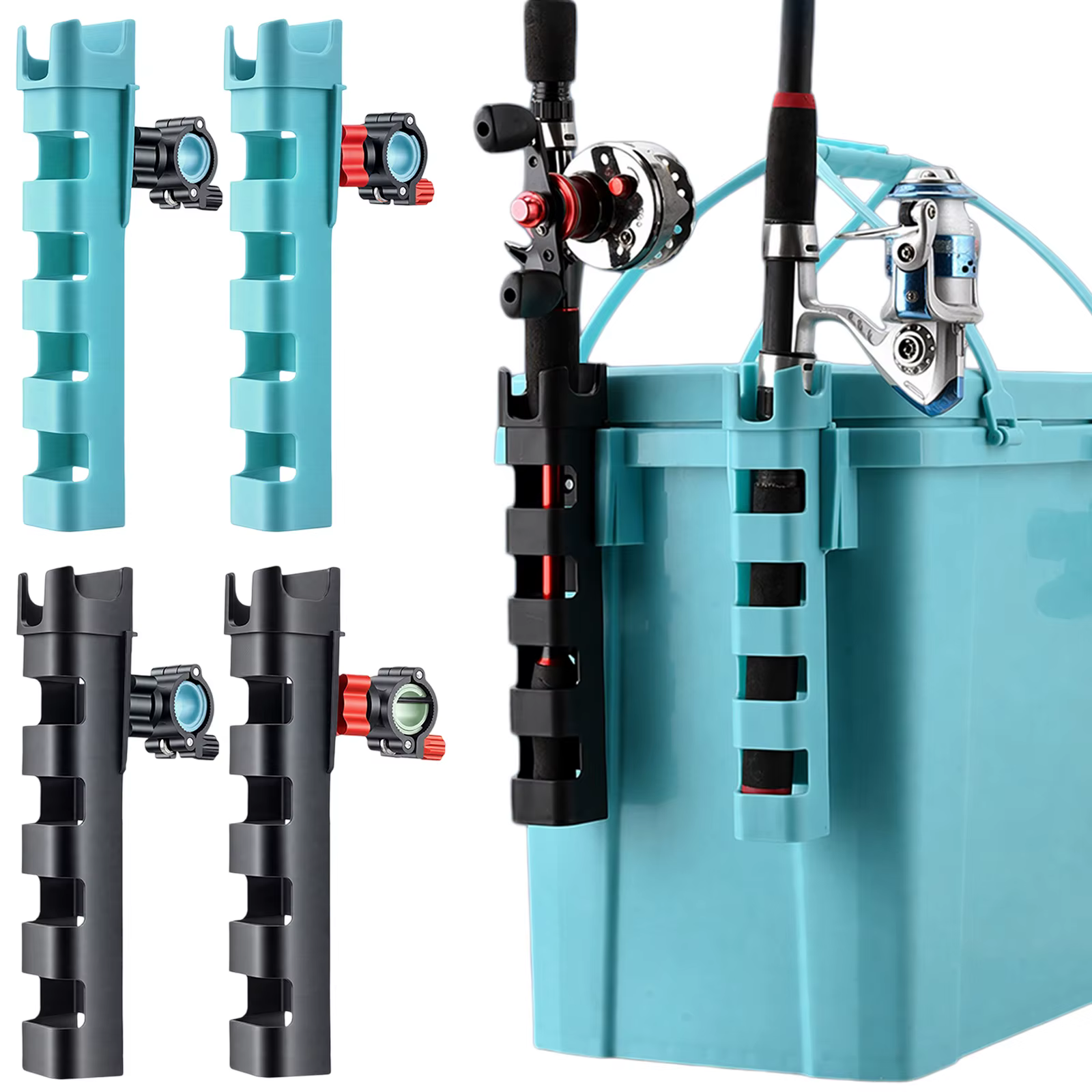 Support de canne à pêche pour porte-bagages de vélo