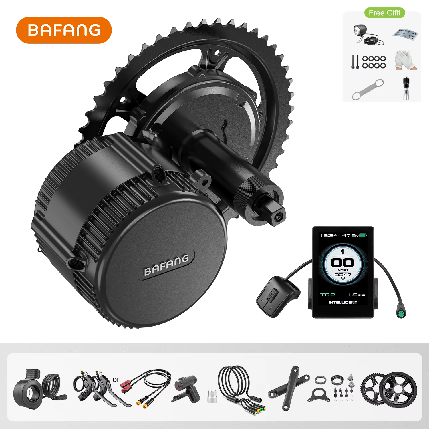 Ebike Bafang UART moteur d'entraînement central M315 M615 M215 BBS01 BBS02B 36V 48V 250W 350W 500W 48V750W vélo électrique