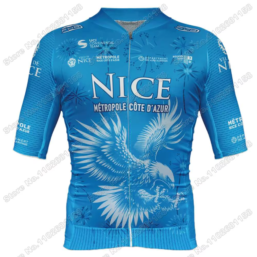 Maillot de cyclisme Team Nice Métropole Côte d'Azur 2025