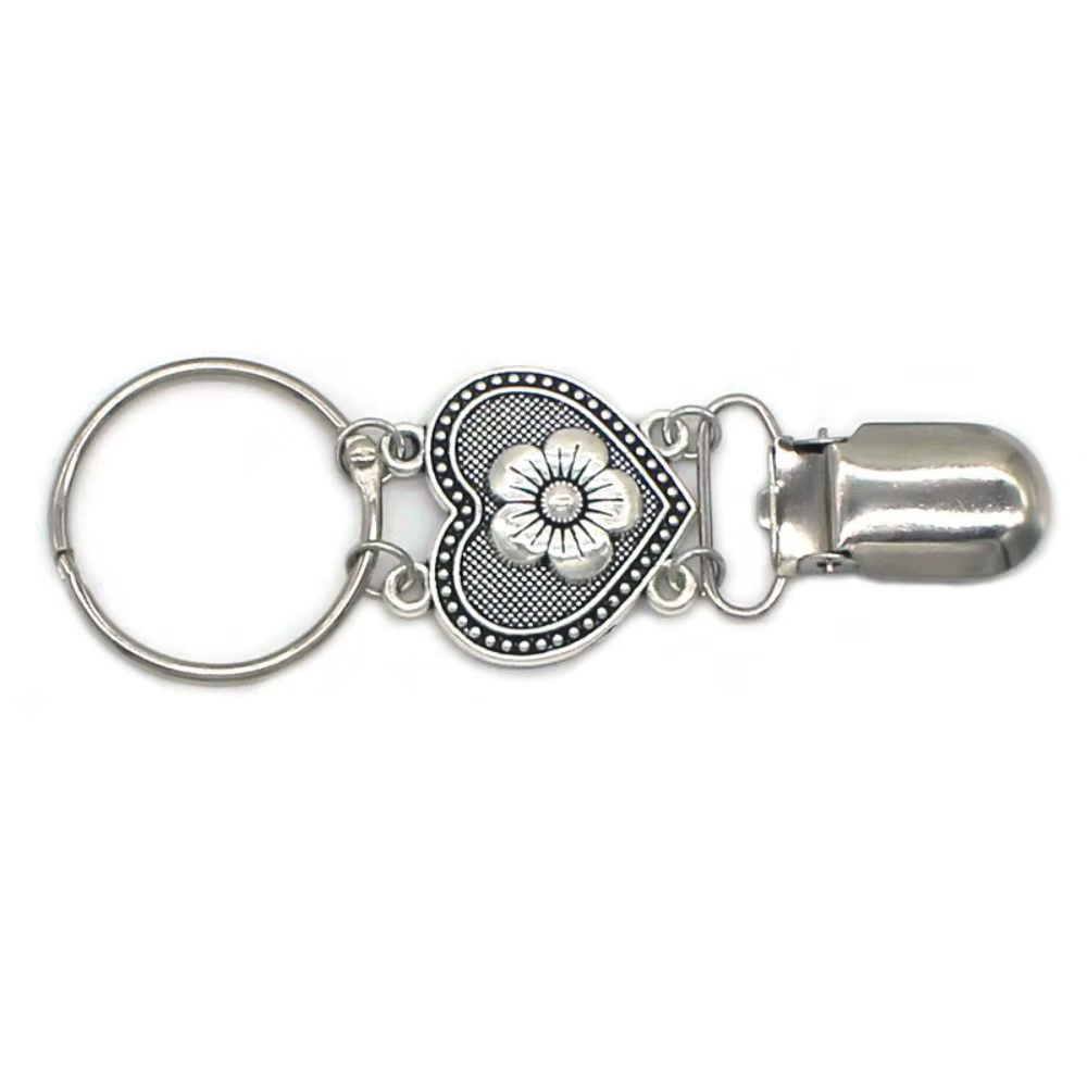 Pince multifonctionnelle pour sac à main, porte-chapeau, accessoires de voyage, pince à canard, fleur vintage