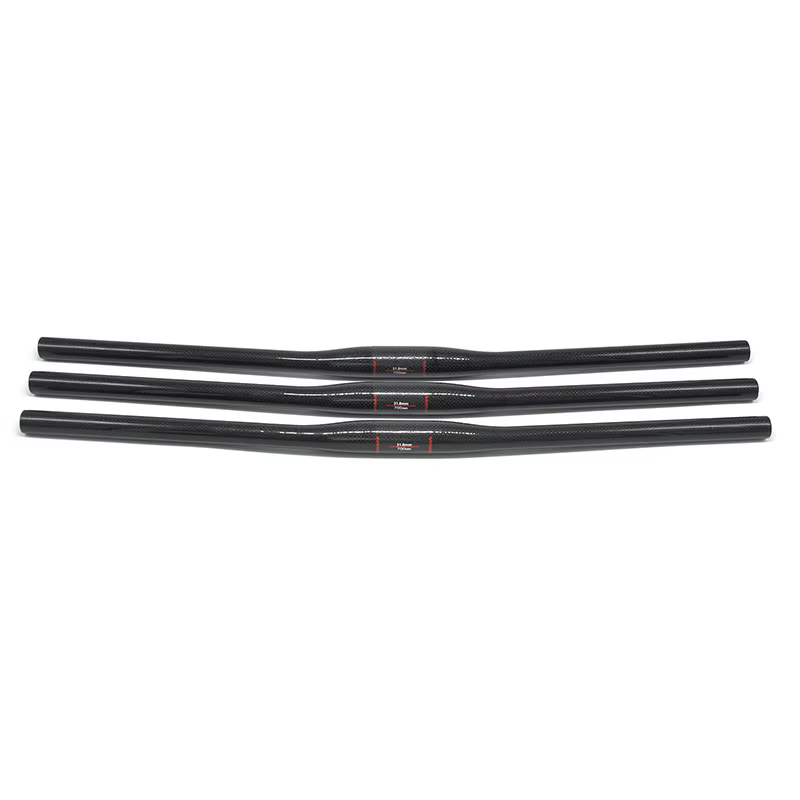 NO TRADEMARK VTT guidon de vélo plat pièces vtt 3K