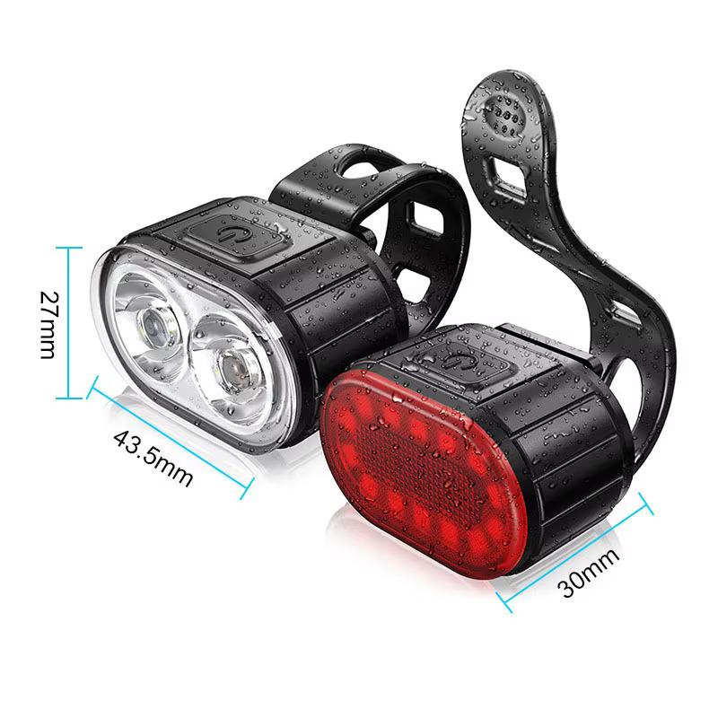 Feux de vélo LED USB lampe