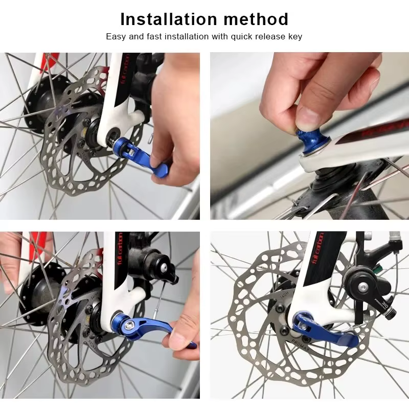 RIDERACE – Poussoirs de dégagement rapide QR pour moyeu de vélo