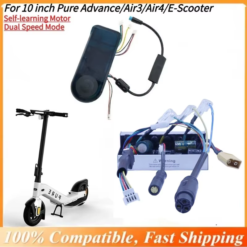 Kit de contrôleur pour trottinette électrique Pure Advance/Air3/Air4 de 10 pouces - Moteur auto-apprenant