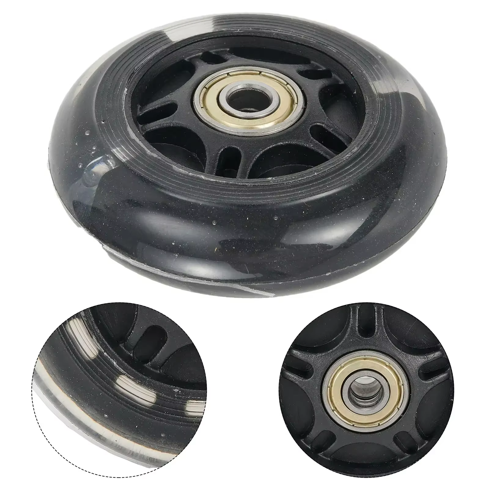 Améliorez votre expérience de conduite avec ces roues clignotantes LED de haute qualité et durables pour scooters de 80 mm et 22 cm de diamètre