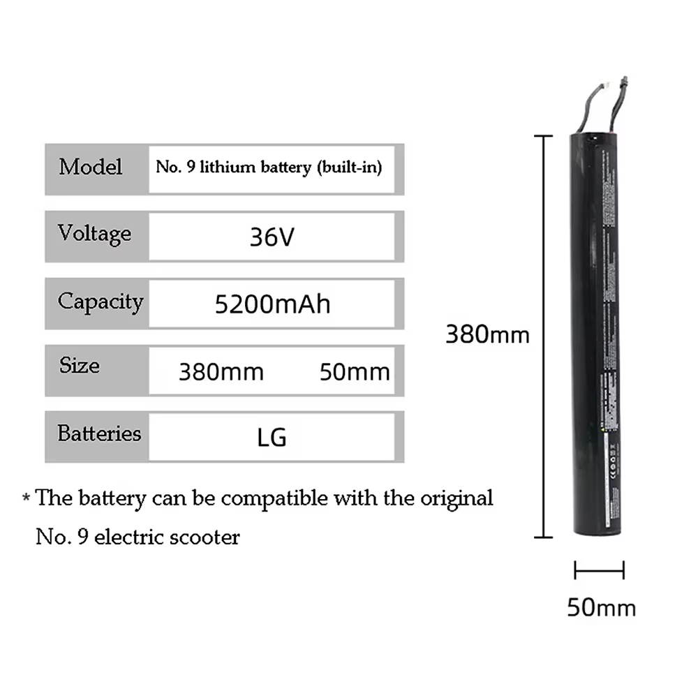 Batterie d'origine 36V 5200mAh 100% neuve