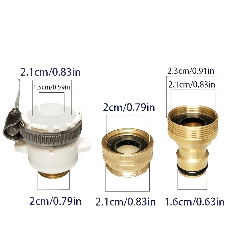 Adaptateur de tuyau d'eau, robinet domestique, connexion rapide d'eau, pistolet à eau pour Machine à laver, accessoires de quincaillerie pour conduite d'eau