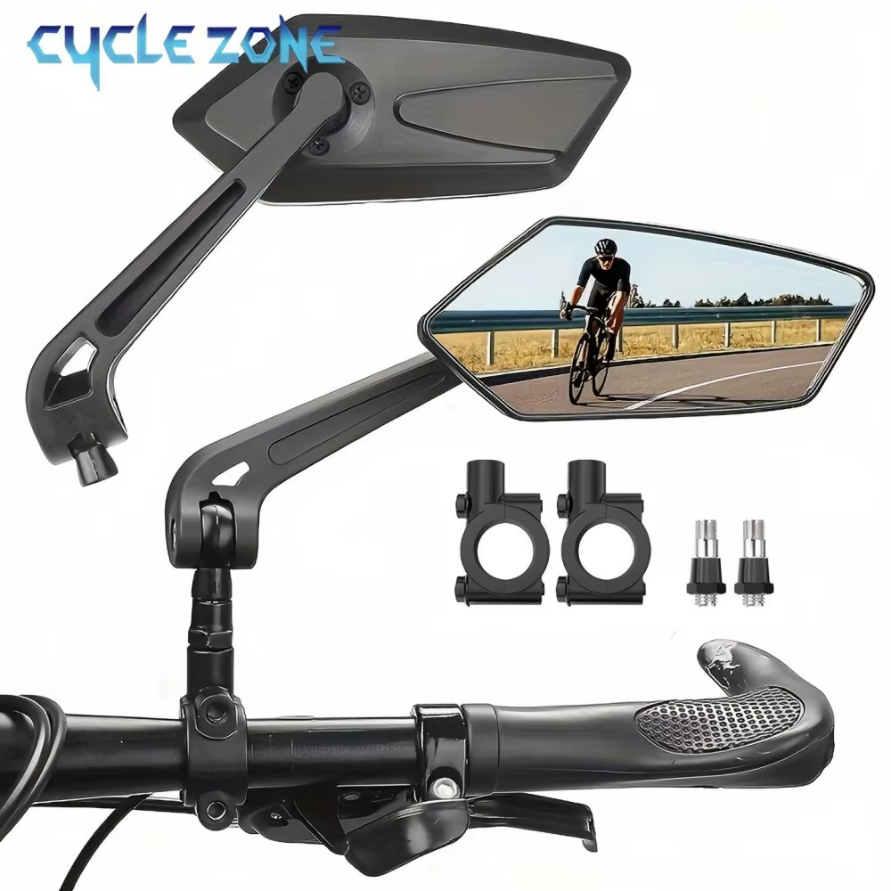Rétroviseurs de guidon de vélo universels grand Angle 360 rotatif rétroviseur