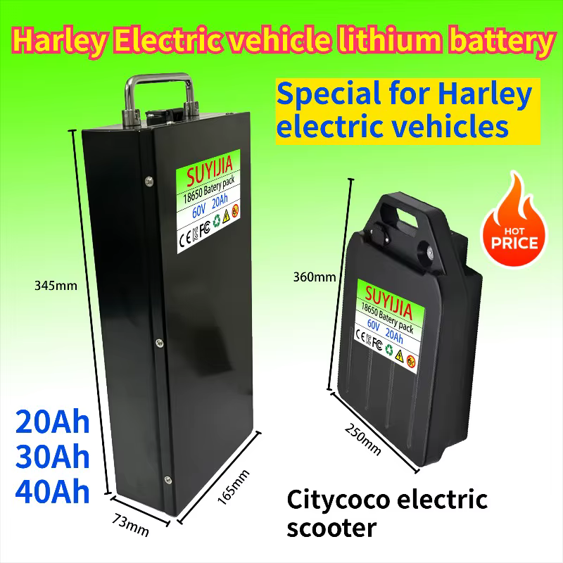 Scooter électrique 60V 20Ah-40Ah 2000W avec chargeur gratuit