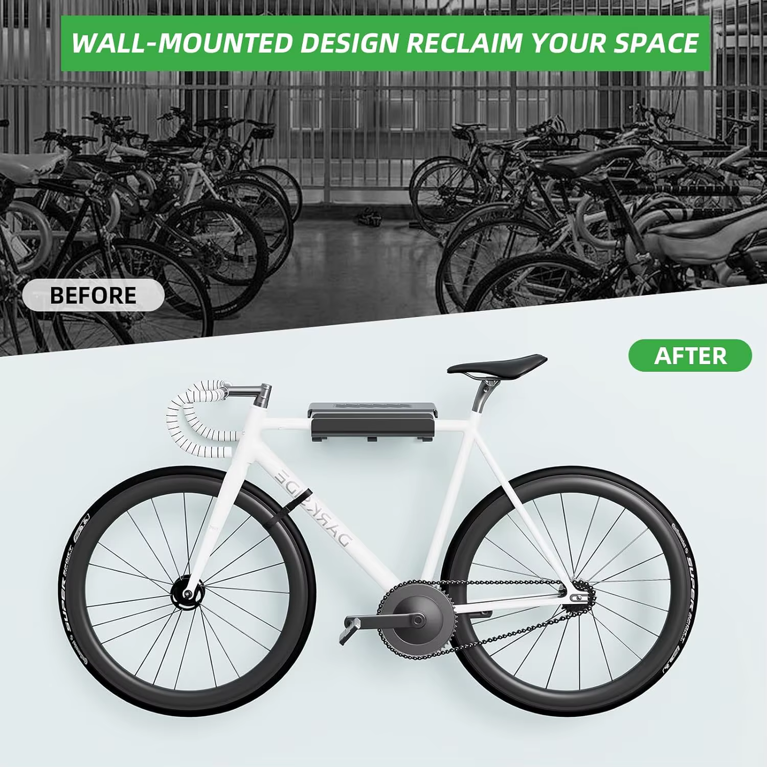 Support mural pour vélo