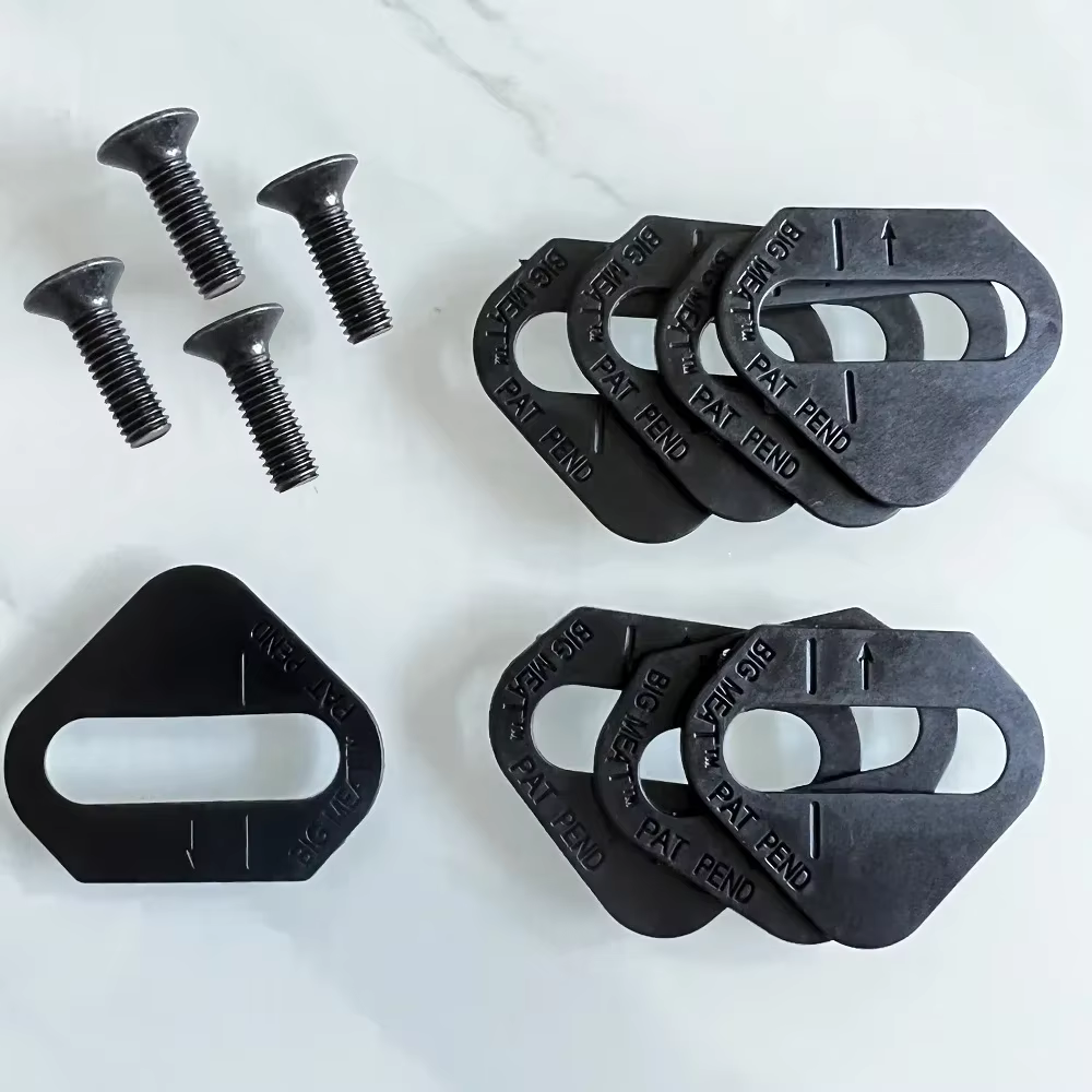 Cales de taquet BikeFit pour Shimano Road SPD-SL KEO & vtt SPD ATAC SpeedPlay manivelle Bros crampons 8 pièces/paquet raccord de vélo