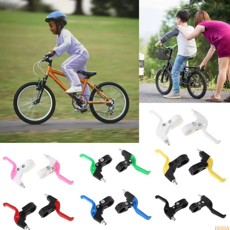 N0ha 2 pcs enfants levier frein à vélo en plastique