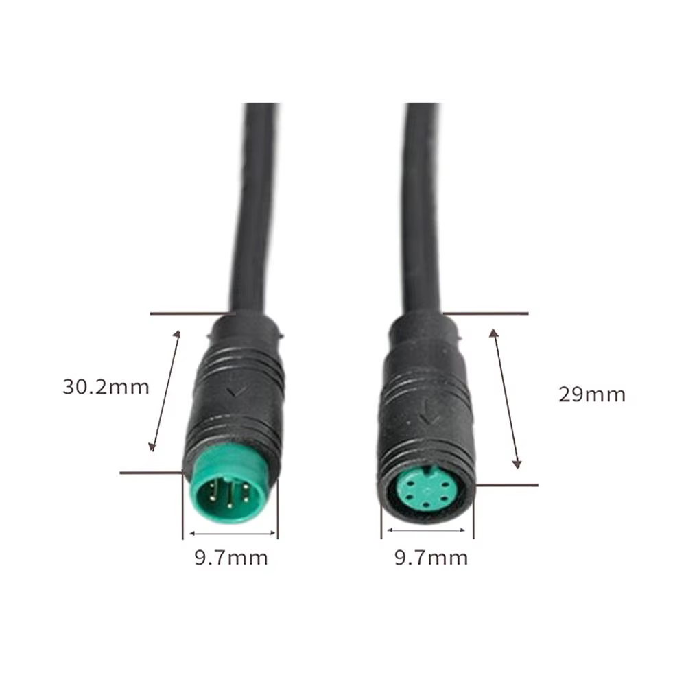 Accessoires de vélo électrique noirs