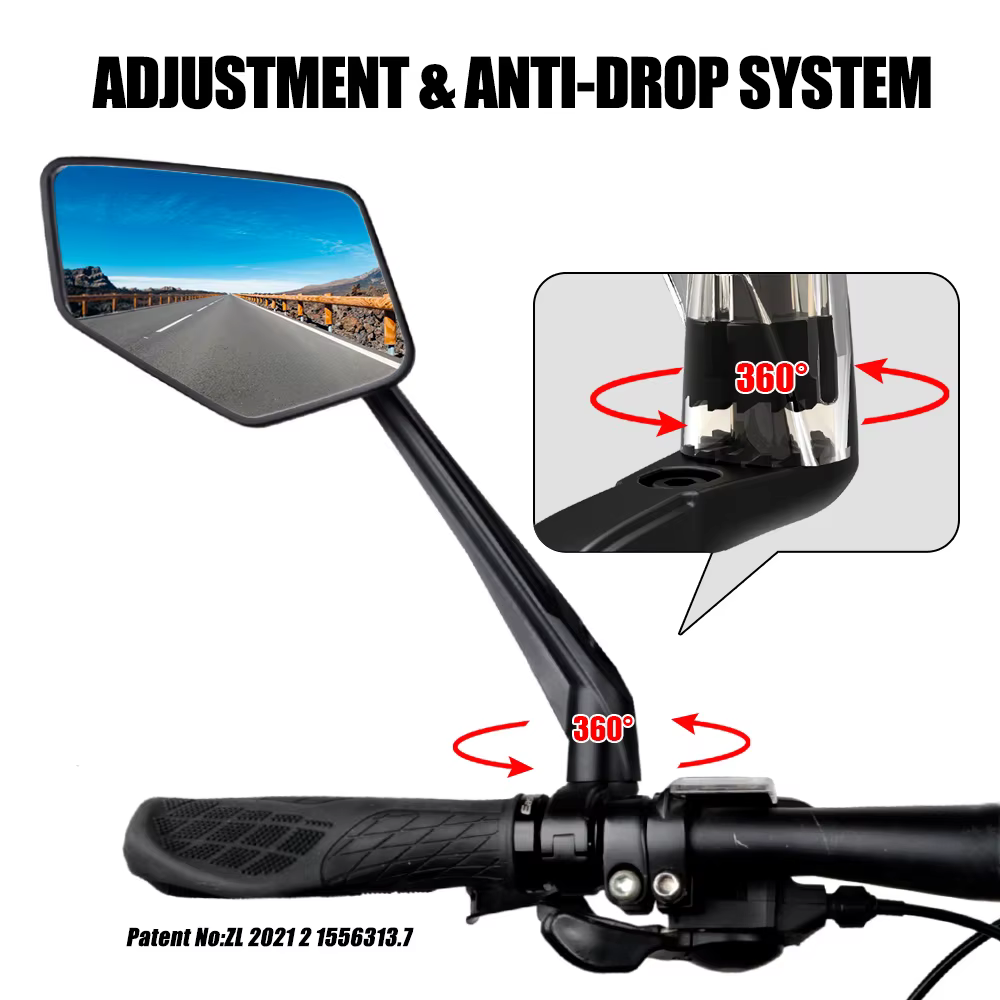 Rétroviseur pour guidon de vélo