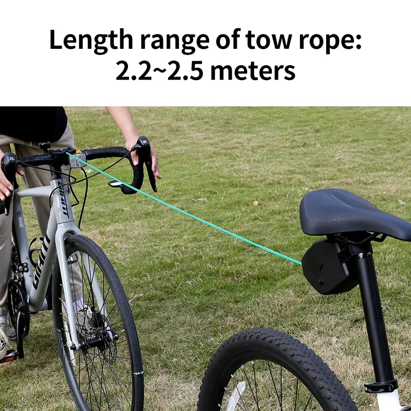 Corde de remorquage de vélo Flexible et rétractable