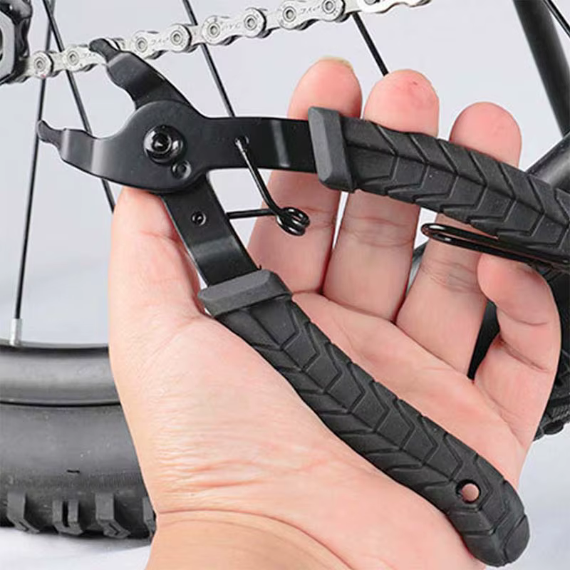 Outil de lien rapide de chaîne de vélo avec pince
