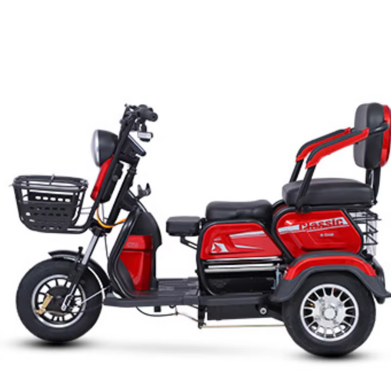 Mini Scooter électrique adulte Tricycle passager 3 roues pour personnes âgées avec siège bébé 1000W puissant