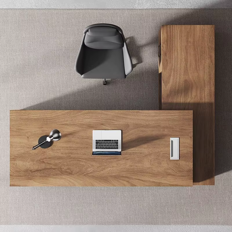 Bureau d'étude en bois, organisateurs d'ordinateur modernes, rangement, bureau bon marché, relaxant, Mesa Ordenador, meubles permettant de gagner de l'espace