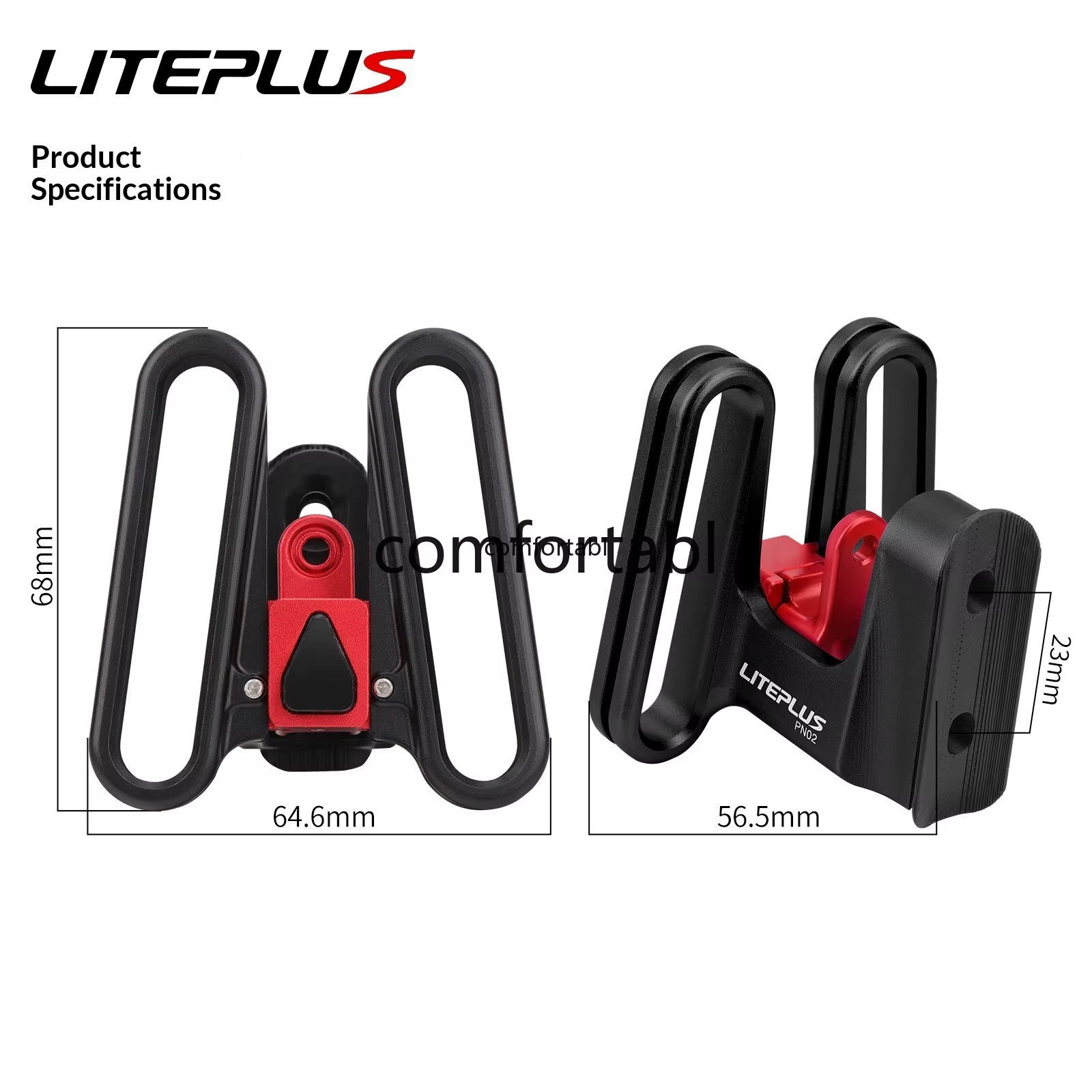 Support de sac de vélo pliable LITEPLUS pour sac Brompton