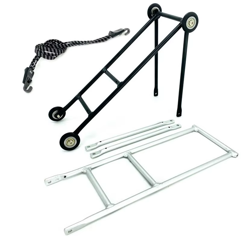 Porte-bagages en alliage d'aluminium pour vélo pliant Bromsilice