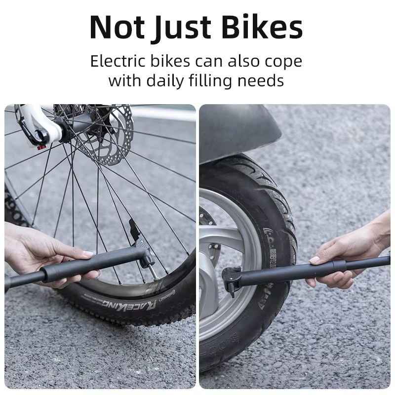 ROCKBROS pompe à vélo 80PSI Schrader Presta Valve