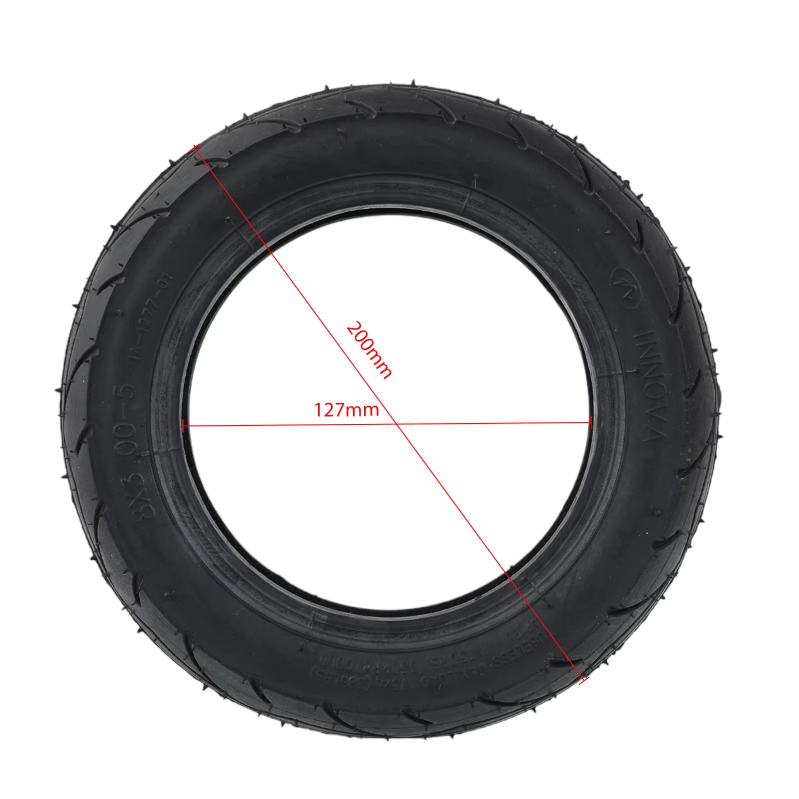 Tubeless-Trottinette Électrique Kaabo Mantis 8, 8x3.00, 8 Pouces, 8x3.0