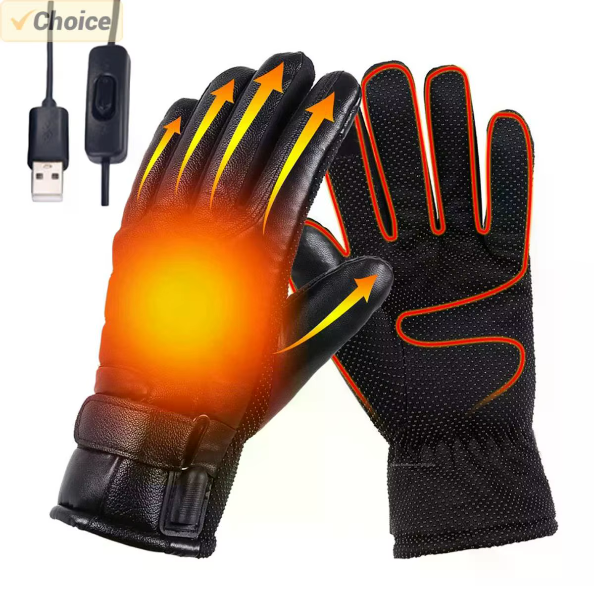 Gants de cyclisme thermiques imperméables