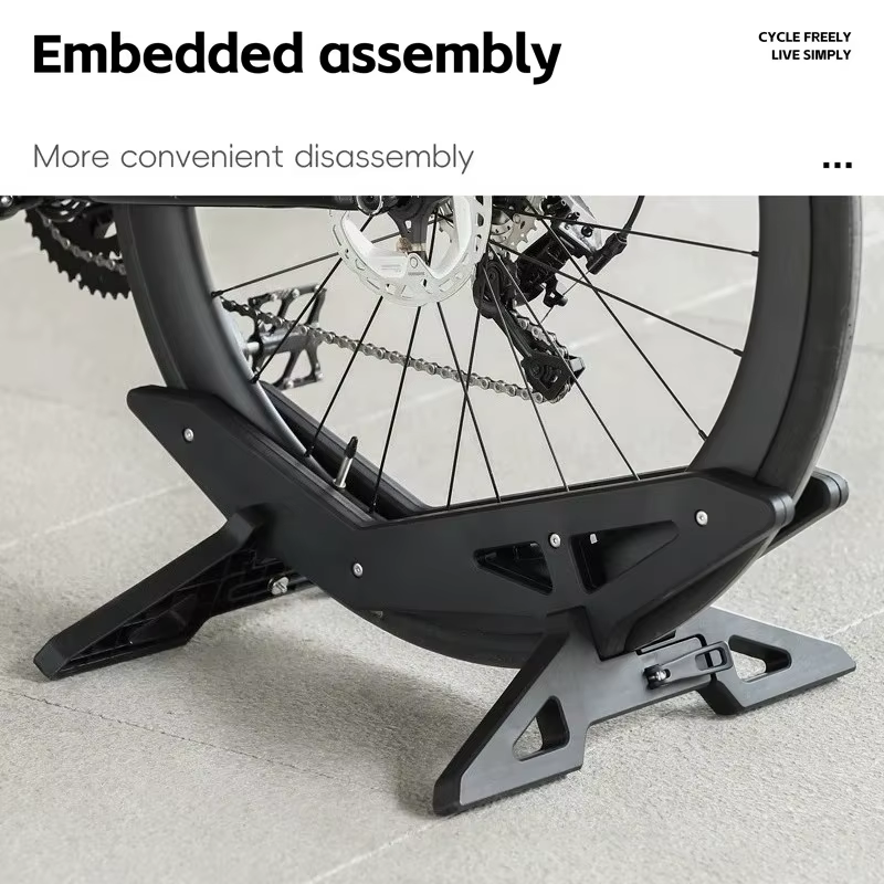 Supports de stationnement de vélo réglables antidérapants en ABS pour intérieur