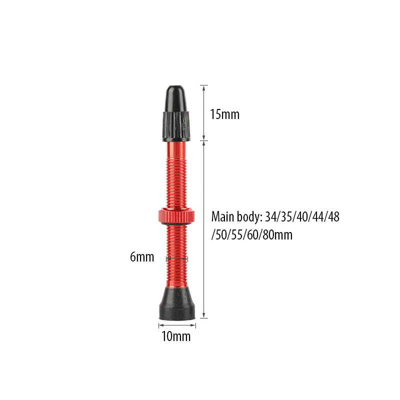 Tiges de Valve Presta Tubeless pour vélo
