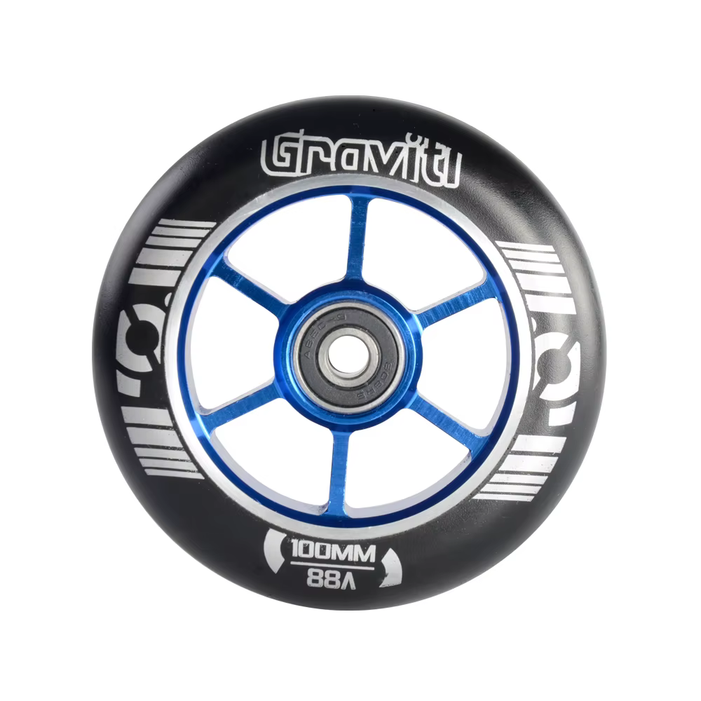Livraison Gratuite Trottinette Stunt 100mm Nouveau Style Deux Roues Pièces de Rechange Pro