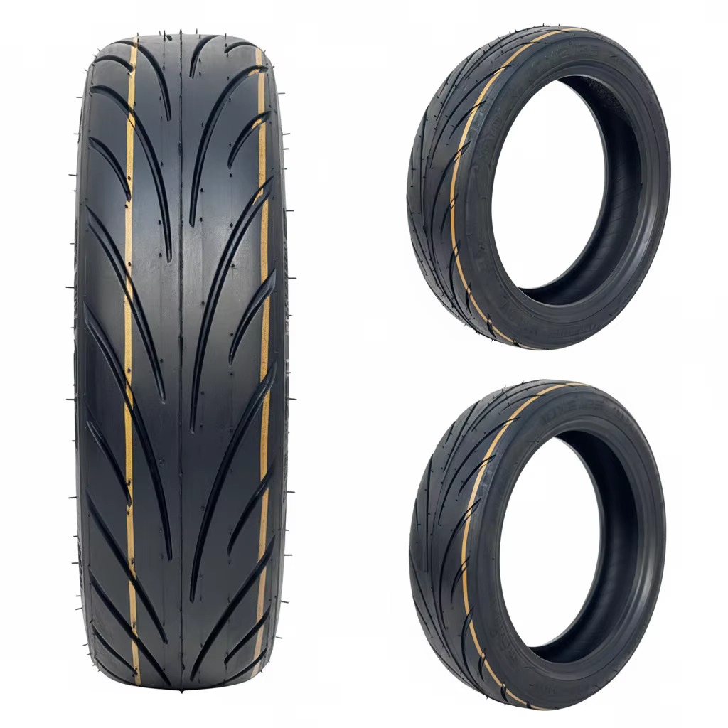 Pneu tubeless 10X2.125 55/80-6.6 pour trottinettes électriques Navee V25i Pro