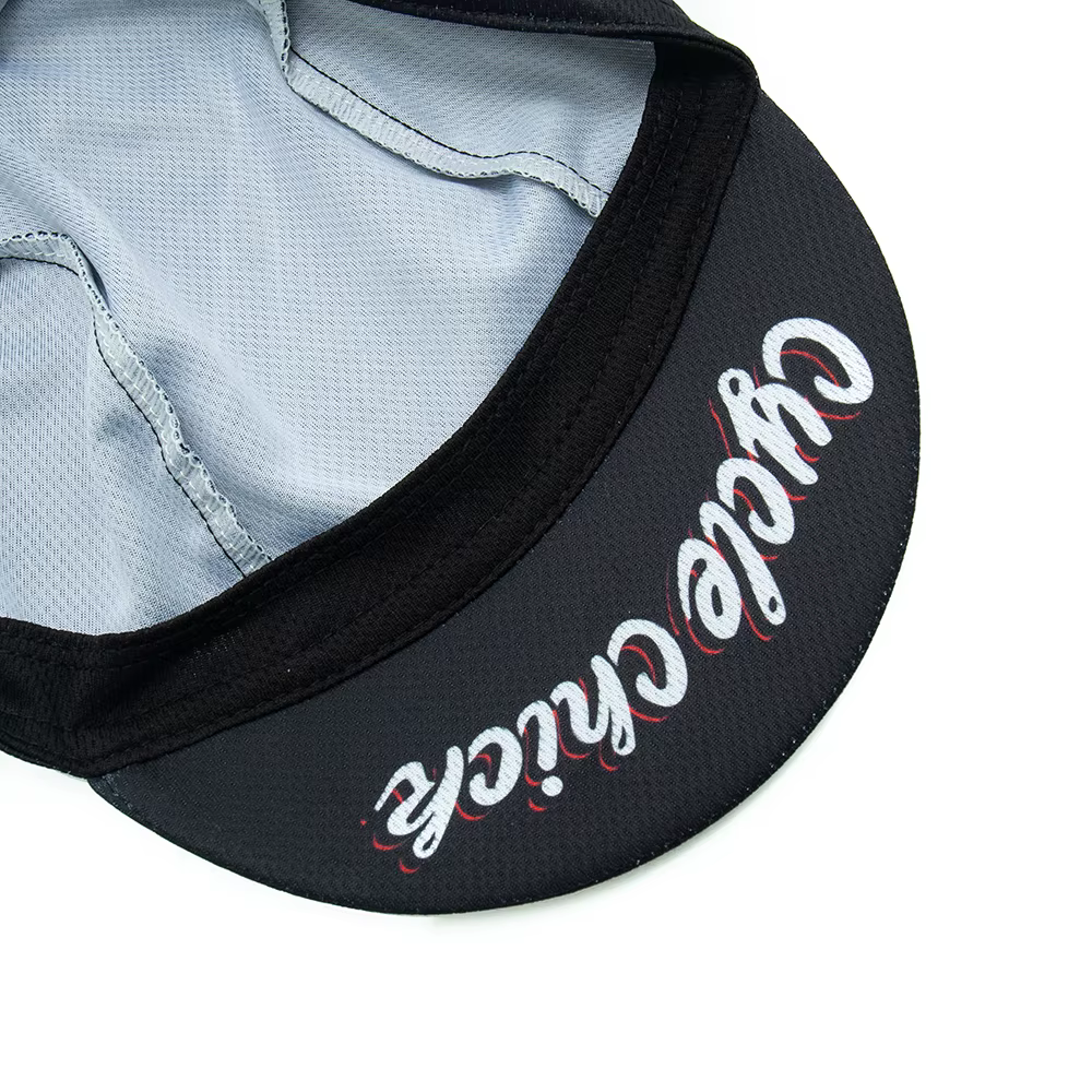 Casquette de cyclisme noire