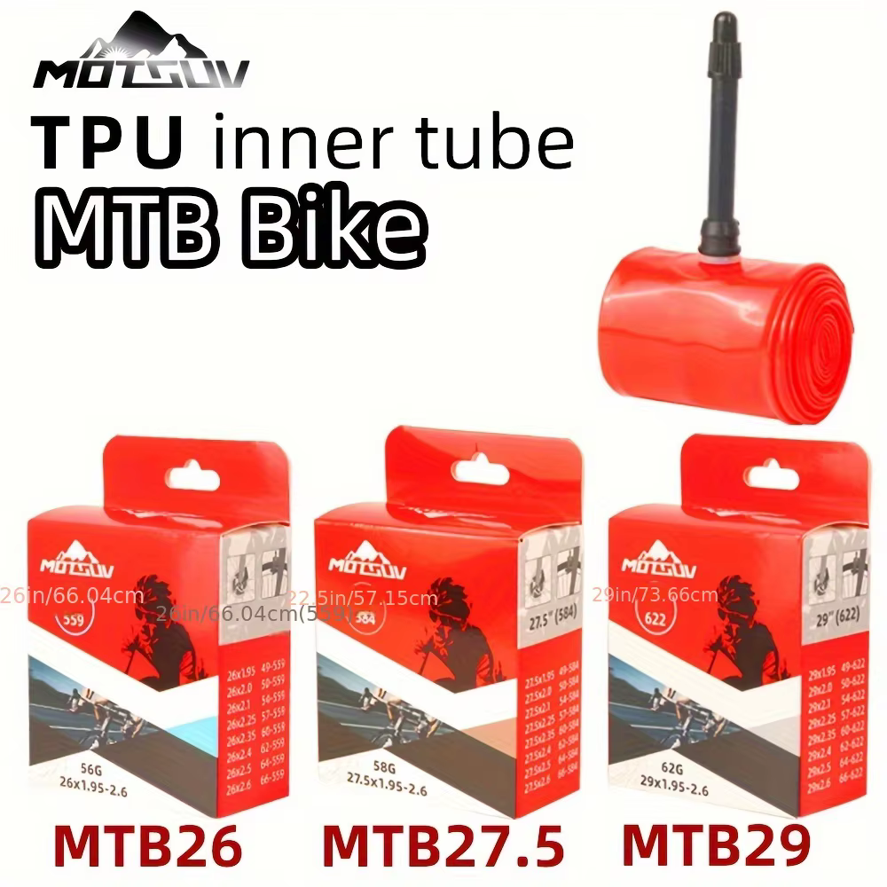 Kit de chambre à air pour vélo de montagne en TPU