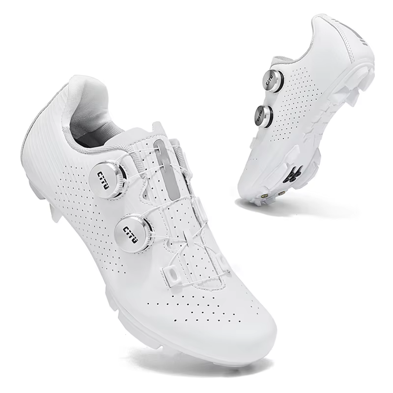Baskets de cyclisme crampons chaussures homme pédale plate vtt chaussure de vélo vitesse