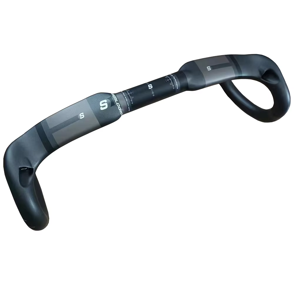 Guidon de vélo de route en fibre de carbone Superlogic-Matte