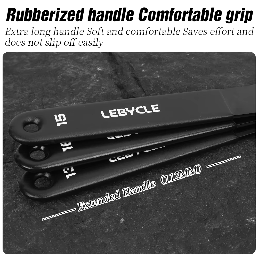 Clé de moyeu de vélo VTT LEBYCLE 13 14 15 16 17 18 20 21 22 23 24 26 28mm