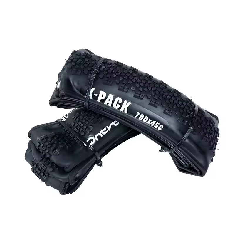 ONTRACK Pneu Pliant GRAVEL 700X38C 700X40C 700X45V X-PACK 30TPI PEAU MARRON PARED NOIR