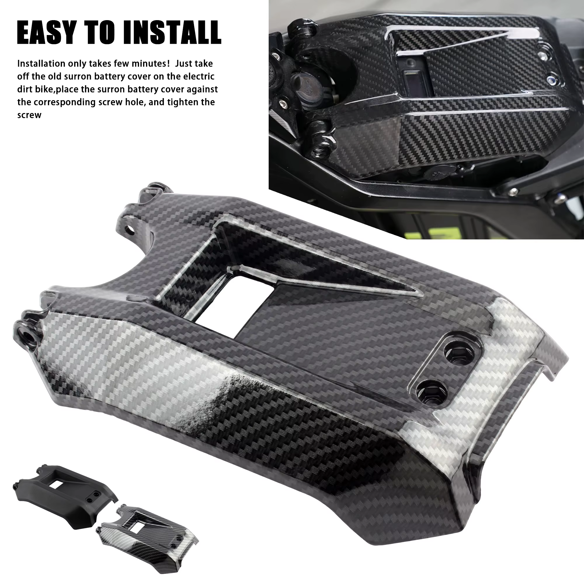 Couvercle de compartiment de batterie pour Pit Dirt Bike