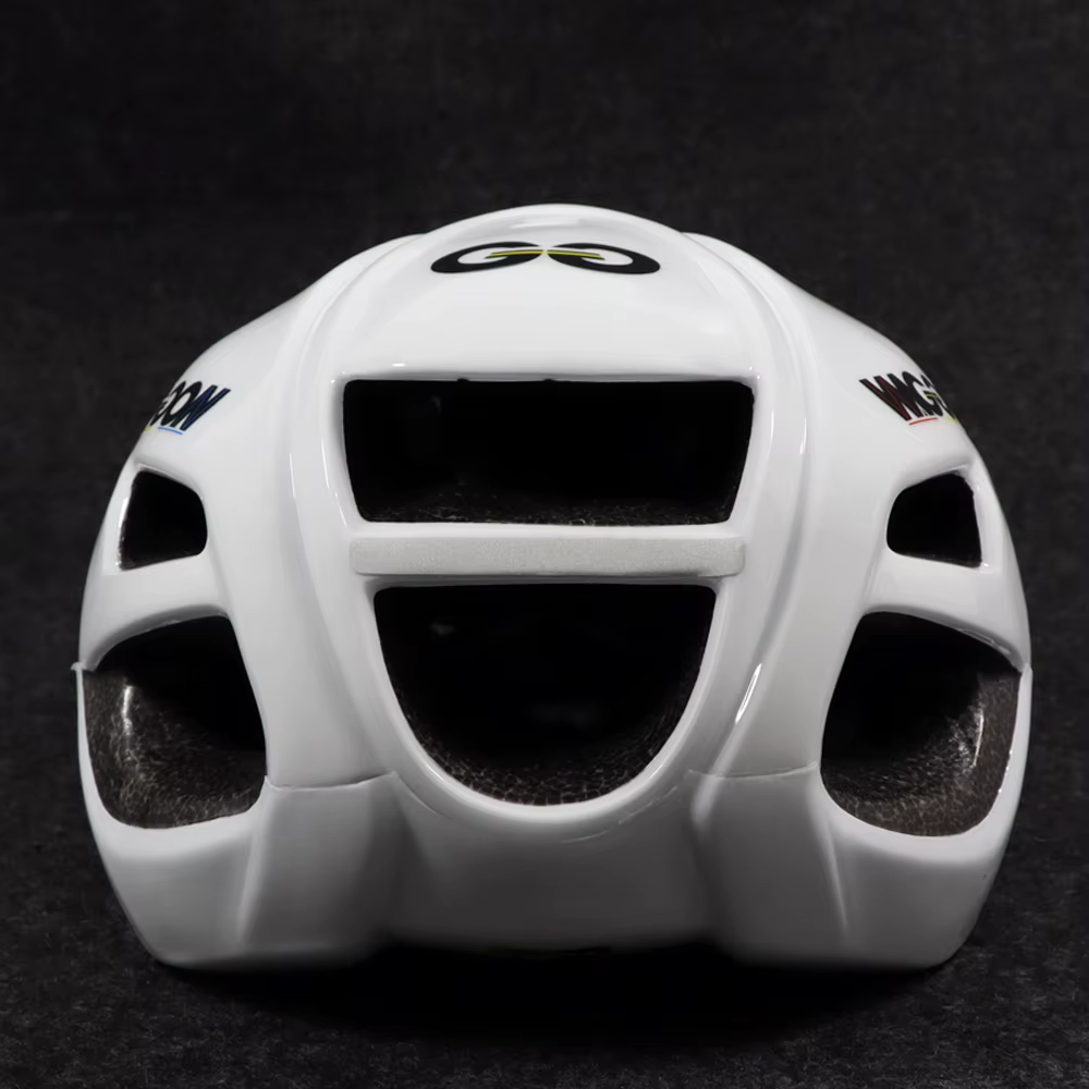 Casque de vélo de course Aero blanc