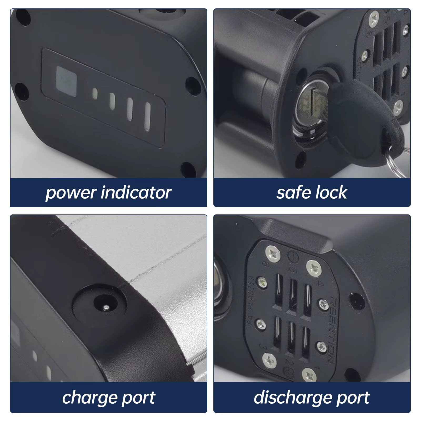 Batterie de vélo électrique pliable